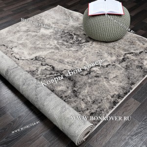 Ковер Серый с Бежевым New Прямоугольный