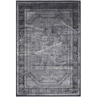 Премиальный Ковер из Артшелка Дизайн 56 Черный